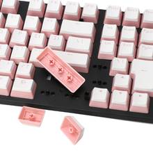 RGB RGB 108 Keycaps ANSI Layout Add ISO PBT Pink Pudding Double Skin Milk Shot Backlit Keycap For OEM Cherry MX gh60 poker 87 2024 - buy cheap