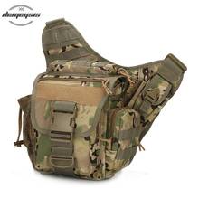 Mochila Molle Army De Mochila Táctica Militar para hombre, bolso de caza con correa para el hombro, para exteriores 2024 - compra barato