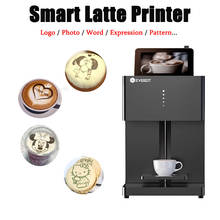 Evindut-impressora de café 3d automática, máquina de café com um toque, diy, impressão de fotos em alimentos como bolo, pão, café 2024 - compre barato