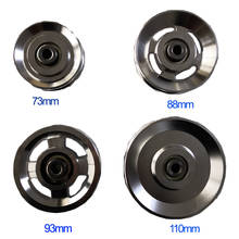 Universal Diameter 73mm 88mm 95mm 110mm 114mm Aluminium Alloy Bearing Pulley Wheel Cable Fitness Equipment Part 2024 - buy cheap