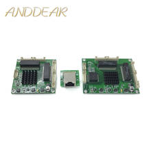 Industrial grade mini 3/4/5 port 10/100/1000Mbps full Gigabit switch to convert Transfer module equipment weak box switch module 2024 - buy cheap