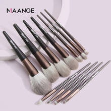 MAANGE 11 professional makeup brush set blush liquid foundation mixed eye shadow cosmetic beauty tool 2024 - buy cheap