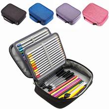 72 Holes Pen Box Home storage Art Storage Pen Curtain Color Pencil Bag Sewing Painting Supplies Storage 2024 - купить недорого