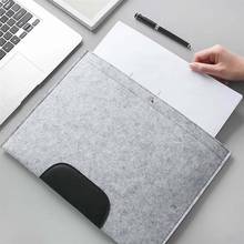 A4 Felt File Folder Portable Paper Organizer Felt Holder Document Carrier Bag Briefcase Expanding Handbag for Office School 2024 - buy cheap