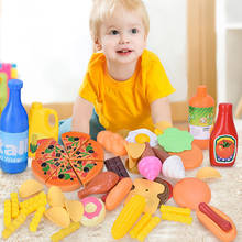 38PCS Kitchen Toys Simulation Fruit Vegetables Pretend Play Food Playset For Kids Cooking Play House Educational Toy#g4 2024 - buy cheap