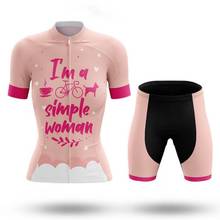 Conjunto de ropa de ciclismo para mujer, Maillot profesional, secado rápido, manga corta, verano 2020 2024 - compra barato