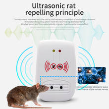 1Pcs Pest Reject Ultrasonic Mosquito Mouse Repeller Electronic Anti Rodent Insect Rats Pest Control Repellent For Home Indoor 2024 - compre barato