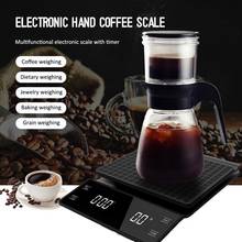 Multifunction Coffee Scale With Silicone Pad LCD Digital Display Kitchen Scale LCD Electronic Scale 3kg/0.1g Kitchen Cocina Tool 2024 - buy cheap