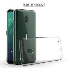 Funda trasera transparente para Nokia 2,2, funda de silicona transparente para Nokia 2,2, parachoques ajustado, suave 2024 - compra barato