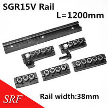 38mm width axis core linear Motion slide rail  SGR15V L=1200mm SGB15V slide block AXD linear guide for cnc machine 2024 - buy cheap