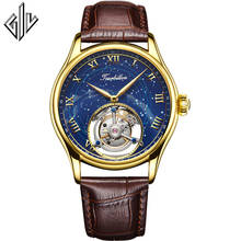Tourbillon GIV Men watches top brand luxury real Tourbillon clock men new Sapphire Waterproof mechanical watch Relogio Masculino 2024 - buy cheap
