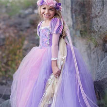Нарядное платье принцессы с длинным рукавом для костюмированной вечеринки; Детские платья для девочек на Хэллоуин; Платье для выпускного вечера; Костюм принцессы 2024 - купить недорого