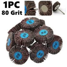80 Grit Rotary Tool Shutter Poli Grinding Sanding Sandpaper Flap Wheel Discs For For Rotary Drill Tools Dremel Accessories 2024 - buy cheap