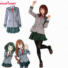 My Hero Academia bnha Female School Uniform Cosplay Costume School Uniform Women Suit Skirt 2024 - buy cheap