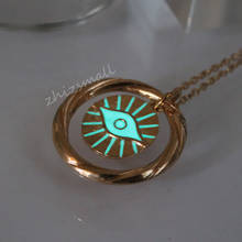 Eye of Sun Devil's Eye glowing Necklace Pendants Chain Fashion Jewelry Pendant glow in the dark necklaces women necklace 2024 - buy cheap