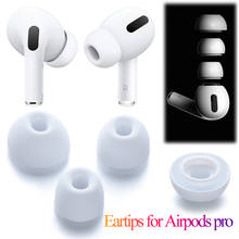 New Fashion Perfect Fits Eartips Earphones Cover Soft Silicone Ear tips Anti Slip Earbud Headphones Earplug for AirPods Pro 2024 - buy cheap