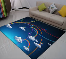 Rainbow Rug Colorful Pattern Floor Mat 3D Print Carpet Welcome Doormat Kids Gift Bedroom Area Rug And Carpets For Living Room 2024 - buy cheap
