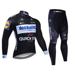 QUICK STEP-camisetas de manga larga para Ciclismo profesional, Maillot transpirable para bicicleta de montaña, 2020 2024 - compra barato