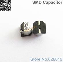 6pcs/lot 35v 47uf SMD Aluminum Electrolytic Capacitors size 6.3*5.4 47uf 35v 2024 - buy cheap