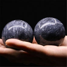 50mm Natural Jade Baoding Balls Hand Wrist Solid Fitness Handball Health Exercise Stress Relaxation Therapy Chrome Hand Massage 2024 - buy cheap