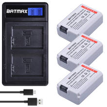 Batmax-cargador Dual USB para Sony Alpha a6500 a6400 a6300 a6000 a5000 a3000 NP-FW50 a7R, 3 uds. NEX-3 NPFW50 2024 - compra barato