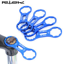 RISK-Herramienta de extracción de tapa de horquilla de bicicleta, herramientas de reparación de bicicleta, llave de instalación, XCM/XCR/XCT/RST 2024 - compra barato