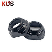 2Pcs 3.0 Inch Bi xenon Universal Projector Black Mask Cover Shroud For Motorcycle Car Projector Lens Headlight Retrofit 2024 - buy cheap