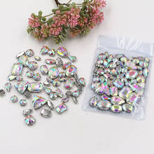 NEW Clothing accessories mixed shape crystal AB sew on claw glass rhinestones for wedding decoration/dress 2024 - buy cheap