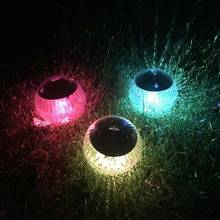 Diodo emissor de luz ao ar livre solar flutuante lâmpada jardim à prova dwaterproof água lagoa piscina fonte luz decoração luz da noite ao ar livre 2021 2024 - compre barato