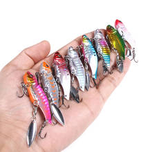 Señuelo de pesca en hielo de 8 piezas, 12g, 16g, Wobbler, Crankbait, jigging 2024 - compra barato