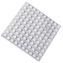 100PCS Self Adhesive Rubber Feet Clear Semicircle Bumpers Door Buffer Pad RERI889 2024 - buy cheap