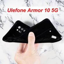 Capa de silicone para ulefone armor 10 5g, proteção macia de tpu fosco para celular 2024 - compre barato