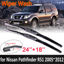 for Nissan Pathfinder R51 2005~2012 Car Wiper Blades Front Windscreen Windshield Wipers Car Accessories 2006 2007 2008 2009 2024 - buy cheap