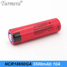 Turmera-bateria ncr18650ga 10a com descarga para power bank ou chave de fenda, 18650 mah, 12v, 3500 v, 21v, 25v 2024 - compre barato