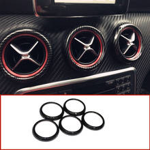 Car Styling Car Air Condition Air Vent Outlet Ring Cover Trim Decoration Fit For Mercedes Benz GLA X156 CLA C117 class  2024 - buy cheap