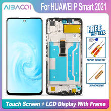 AiBaoQi Brand New HUAWEI P Smart 2021 Touch Screen LCD Display+Frame Assembly Replacement For Huawei Y7A/Honor 10X Lite Phone 2024 - buy cheap