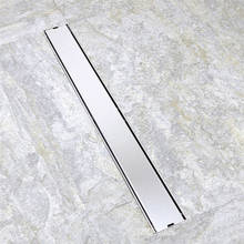 CYX120 304 Stainless Steel Floor Rectangle Floor Drain Bathroom Shower Room Toilet Long Strip Invisible Shower Floor Drain 2024 - buy cheap