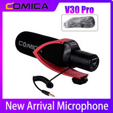 Comica CVM-V30 PRO Camera Microphone Electric Super-Cardioid Directional Condenser Shotgun Video Microphone for Canon Nikon Sony 2024 - buy cheap