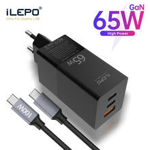 iLEPO 65W GaN Charger Quick Charge 4.0 3.0 USB Type C QC PD USB Charger Portable Fast Charger For iPhone Xiaomi Laptop Tablet 2024 - buy cheap