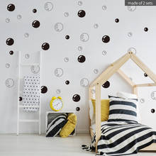 Funlife Bubble Polka Dot Wall Stickers For Kids Baby Boy Room Creative Wall Decal Decor,DIY Kids Room Nursery Baby Bedroom Decor 2024 - buy cheap