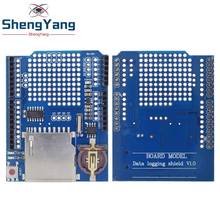 ShengYang  New Logging Recorder Data Logger Module Shield V1.0 for Arduino UNO SD Card Hot 2024 - buy cheap