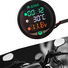 Voltímetro Digital LED 3 en 1 para motocicleta Suzuki rgv 250 gsr 600 750 GSXR1000 GSXR1100 2024 - compra barato