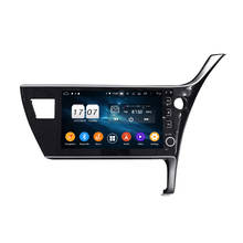 Автомобильный DVD-плеер CarPlay PX6, 10,1 дюйма, Android 10, для Toyota Corolla Innova Crysta 2016 2017 2018 DSP радио GPS Bluetooth 5,0 WIFI 2024 - купить недорого