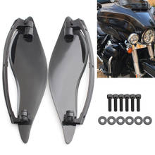 Motorcycle Windscreen Side Wing Windshield Air Deflector For Harley Touring Electra Glide Street Glide Tri Glide 2014-2020 2024 - buy cheap