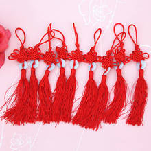 New Year Chinese Red Knot Tassel Fringe Chinese Arts and Crafts Plastic Jade Tassels Decoration Pendant Gift Present Home Decor 2024 - buy cheap