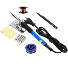 New Adjustable Temperature Electric Soldering Iron 220V 110V 60W 80W Welding Solder Rework Station Heat Pencil Tips Repair Tools 2024 - buy cheap