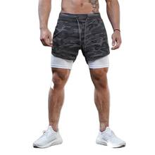 2021 NEW Men's Running Shorts Mens 2 in 1 Sports Shorts Male double-deck Quick Drying Sports men Shorts Jogging Gym Shorts men 2024 - buy cheap