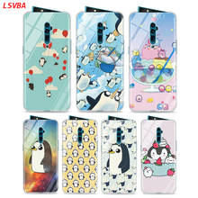 Capa de Silicone Bonito dos desenhos animados do pinguim para OPPO Reno Z 10X Zoom F11 F9 F7 F5 A7 R9S R17 R15 Reyno X2 2 C2 K3 K5 Caso Pro Telefone 2024 - compre barato