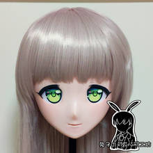 (RB1232)Customize Handmade Crossdress Full Head Female/Girl Resin Japanese Cartoon Character Animego Cosplay Kigurumi Mask 2024 - buy cheap