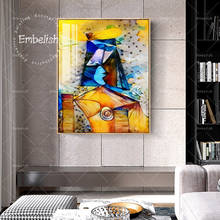 New Design Abstract Artworks By Picasso HD Spray On Canvas Oil Paintings Modern Home Decor Pictures Wall Art Posters 2024 - buy cheap